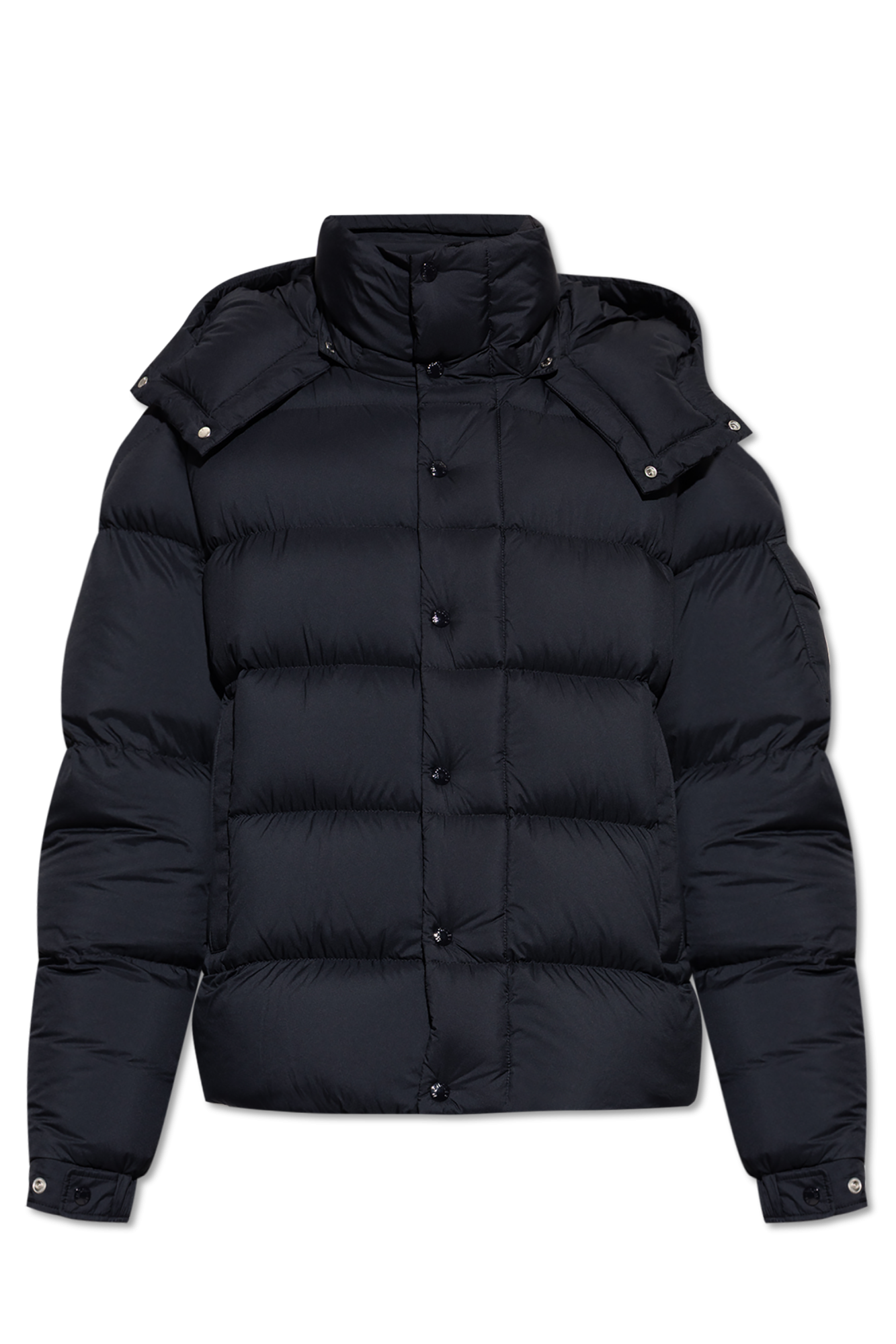 moncler maya 4Y ネイビー(ハンガー付き) Navy Blue Moncler Maya Hooded Short Down Jacket - Short Down